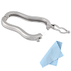 1Pc 925 Sterling Silver Twister Clasps STER-BBC0008-83-7