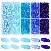 600Pcs 5 Styles Transparent & Opaque Colours Glass Seed Beads SEED-PA0001-16B-1
