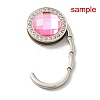 Grade A Rhinestone & Zinc Alloy Bag Hangers BAGH-O001-15P-4