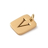 304 Stainless Steel Charms LS-STAS-R001-01G-V-2