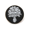 Skull Bouquet Pattern Alloy Brooch for Backpack Clothes JEWB-G020-08P-1