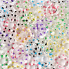  48Pcs 6 Colors Transparent Plastic Bead Frame KY-TA0001-26-3