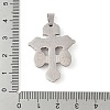 Non-Tarnish 304 Stainless Steel Pendants STAS-C103-02P-02-3