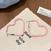 Alloy Epoxy Hoop Earrings FS-WG979F0-08-1