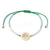 Glass Seed Braided Beaded Bracelets for Women BJEW-MZ00130-04-2