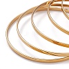 7Pcs Women's Simple Fashion Vacuum Plating 304 Stainless Steel Stackable Bangles BJEW-O182-06G-3
