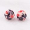 Spray Painted Resin Beads GLAA-F049-A20-2