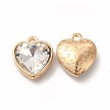 Faceted Glass Rhinestone Pendants GLAA-I051-B08-1