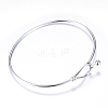 Tarnish Resistant 304 Stainless Steel Bangles STAS-S053-26-6