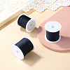 3 Rolls 3 Styles Round Nylon Braided Cord NWIR-TADJ0001-03D-5