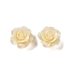 Synthetic Coral 3D Flower Rose Beads CORA-A005-14mm-21-1