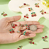 16Pcs 8 Styles Cherry Alloy Pendants FIND-TA0008-78-6