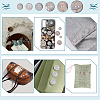 120Pcs 6 Styles Dyed Natural Shell Buttons BUTT-WR0001-42B-5