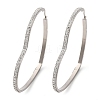 304 Stainless Steel Heart Hoop Earrings EJEW-S242-01P-I-2