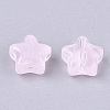 Transparent Spray Painted Glass Beads X1-GLAA-N035-01-A02-2
