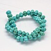 Dyed Synthetic Turquoise Bead Strands G-M148-06-D-2