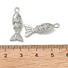 Ocean Theme 304 Stainless Steel Pendants STAS-I367-02P-09-3