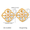 304 Stainless Steel Stud Earrings for Women WG18C3B-01-1