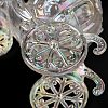 Christmas Transparent Acrylic Royal Limousine Big Pendant Decorations HJEW-F017-05-4