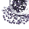 Glass Flat Back Rhinestone Cabochons X-RGLA-S002-12SS-06-1