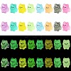 40Pcs 8 Colors Luminous Dog Miniature Ornaments DJEW-CJZ0001-004-1