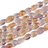 Natural Amethyst and Citrine Beads Strands X-G-D0002-D77-1