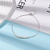 Natural Pearl Beads Link Bracelet with 304 Stainless Steel Cable Chains for Women BJEW-JB08002-02-2