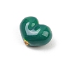 Brass Enamel Beads KK-G541-01H-2