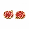 Ion Plating(IP) 304 Stainless Steel Enamel Charms STAS-F291-03G-3