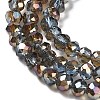Electroplate Glass Beads Strands EGLA-A034-T6mm-J16-3