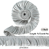 5M Double Layer Polyester Pleated Lace Ribbon OCOR-CY0001-41B-2