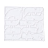 Crocodiles DIY Puzzle Silicone Molds DIY-G046-18-2