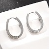 201 Stainless Steel Hoop Earrings EJEW-T056-03P-03-2