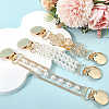 3Pcs 3 Styles Alloy Cardigan Clips FIND-GF0008-21-3
