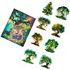 Magic Tree Series PET Waterproof Stickers PW-WG539EF-01-3