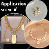 12Pcs 2 Styles Brass Micro Pave Cubic Zirconia Charms KK-UN0005-25-5