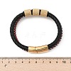 Braided Leather Multi-strand Bracelets BJEW-Z081-15G-5