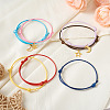 120Pcs 12 Colors Korean Waxed Polyester Cord Bracelet Making AJEW-TA0001-23-16