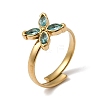 304 Stainless Steel Cubic Zirconia Finger Rings RJEW-C169-01G-6