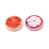 Printed Opaque Acrylic Beads AC-CBAA127-01-2