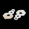 Natural Freshwater Shell Pendants BSHE-Z003-20-2
