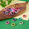 30Pcs Handmade Polymer Clay Finger Rings RJEW-TA0001-11A-5