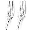 Word Pattern Stainless Steel Fork AJEW-WH0191-008-1