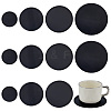 12Pcs 4 Styles Silicone Placemats AJEW-FG0004-45-1