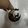 Moon with Cat Window Suncatchers PW-WG7D0D8-03-2