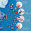 BENECREAT 24Pcs 24 Style Independence Day Theme Alloy Enamel Wine Glass Charms AJEW-BC0003-94-4