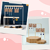 100Pcs Paper Ear Stud Display Card Holders CDIS-SP0001-06-5