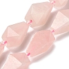 Natural Rose Quartz Beads Strands G-NH0005-B09-01-2