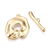 Brass Toggle Clasps KK-N254-148G-2