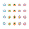 Resin Frosted Cabochons RESI-TA0001-26-2